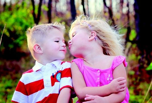 Sex and Children: Six-year-old Kissing